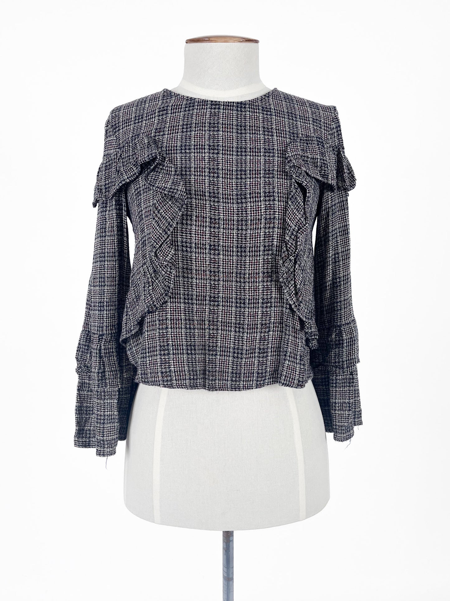 Zara | Multicoloured Casual/Workwear Top | Size XS