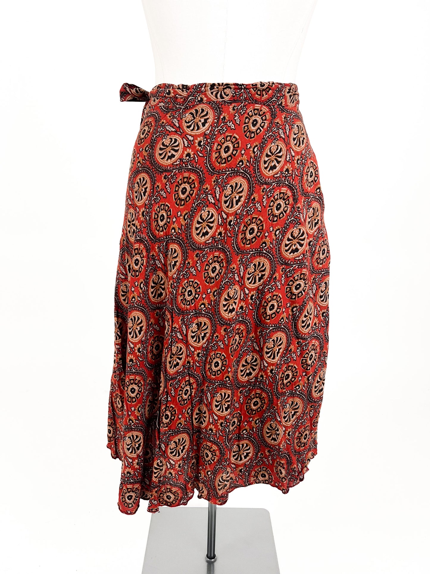 Tree Of Life | Red Casual Skirt | Size S