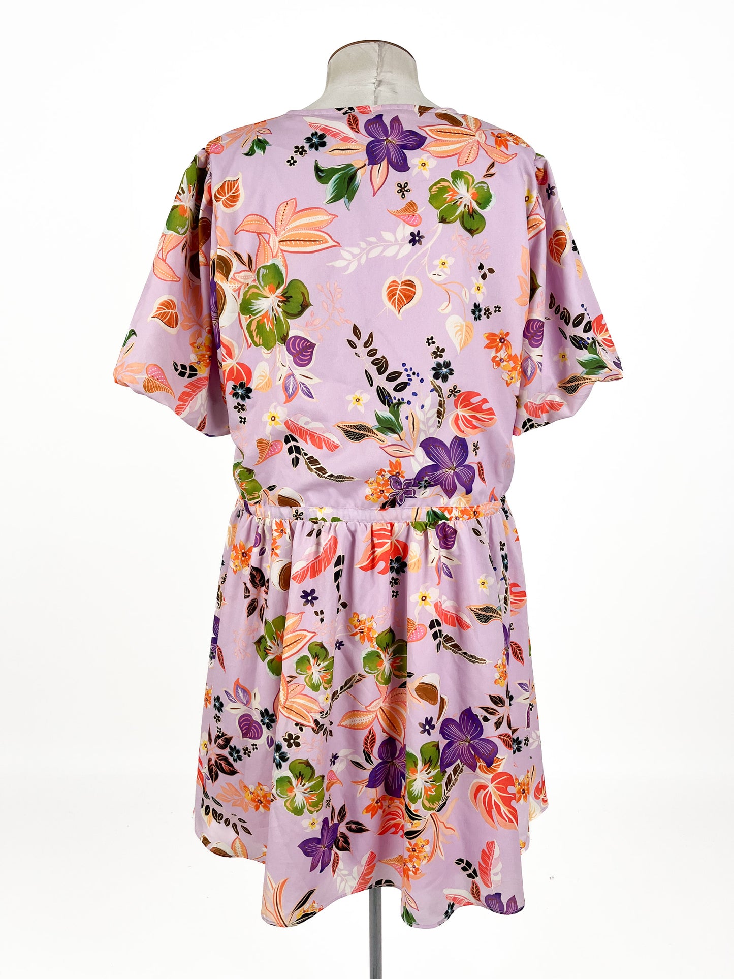 Charlo - Pink Midi Dress (Size 16)