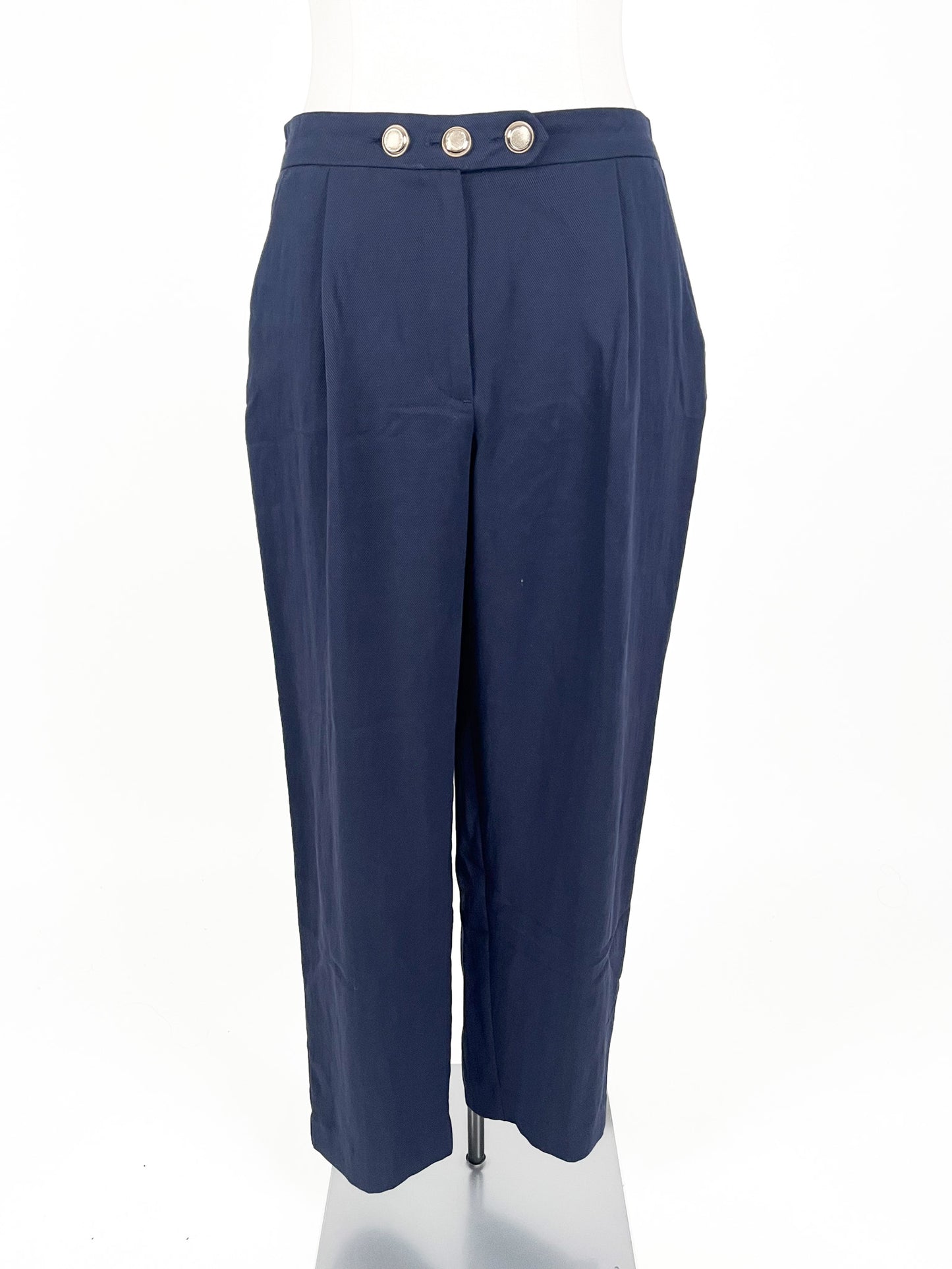 Zara | Navy Casual Pants | Size L