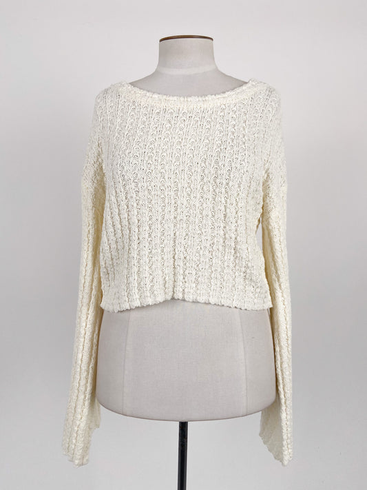 Glassons | White Casual Jumper | Size L