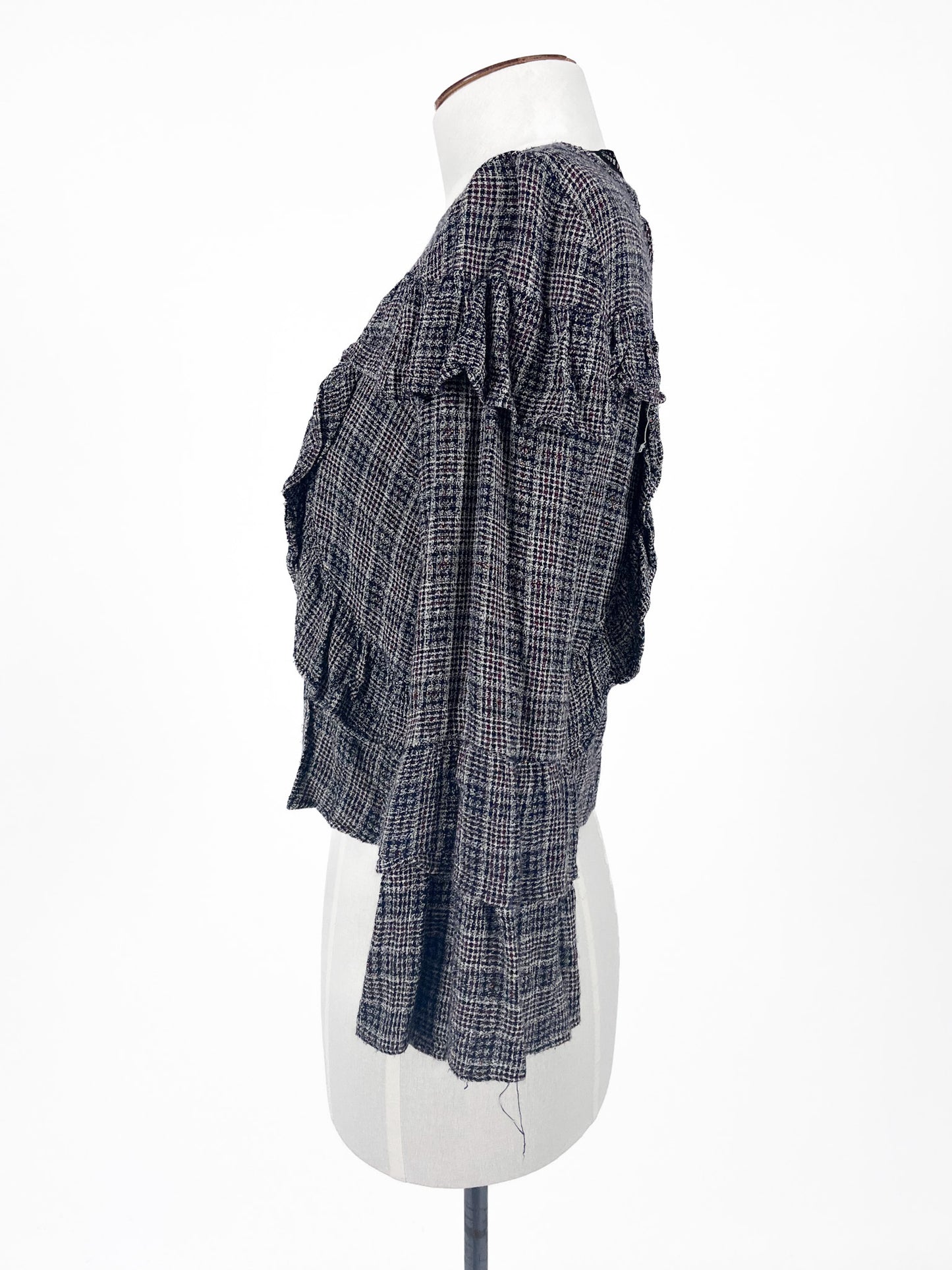 Zara | Multicoloured Casual/Workwear Top | Size XS