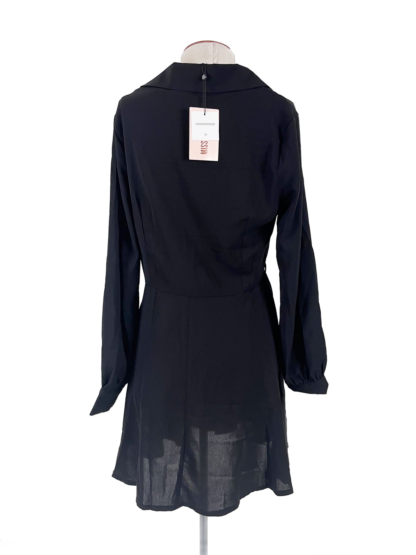 Missguided | Black Casual/Cocktail Dress | Size 8