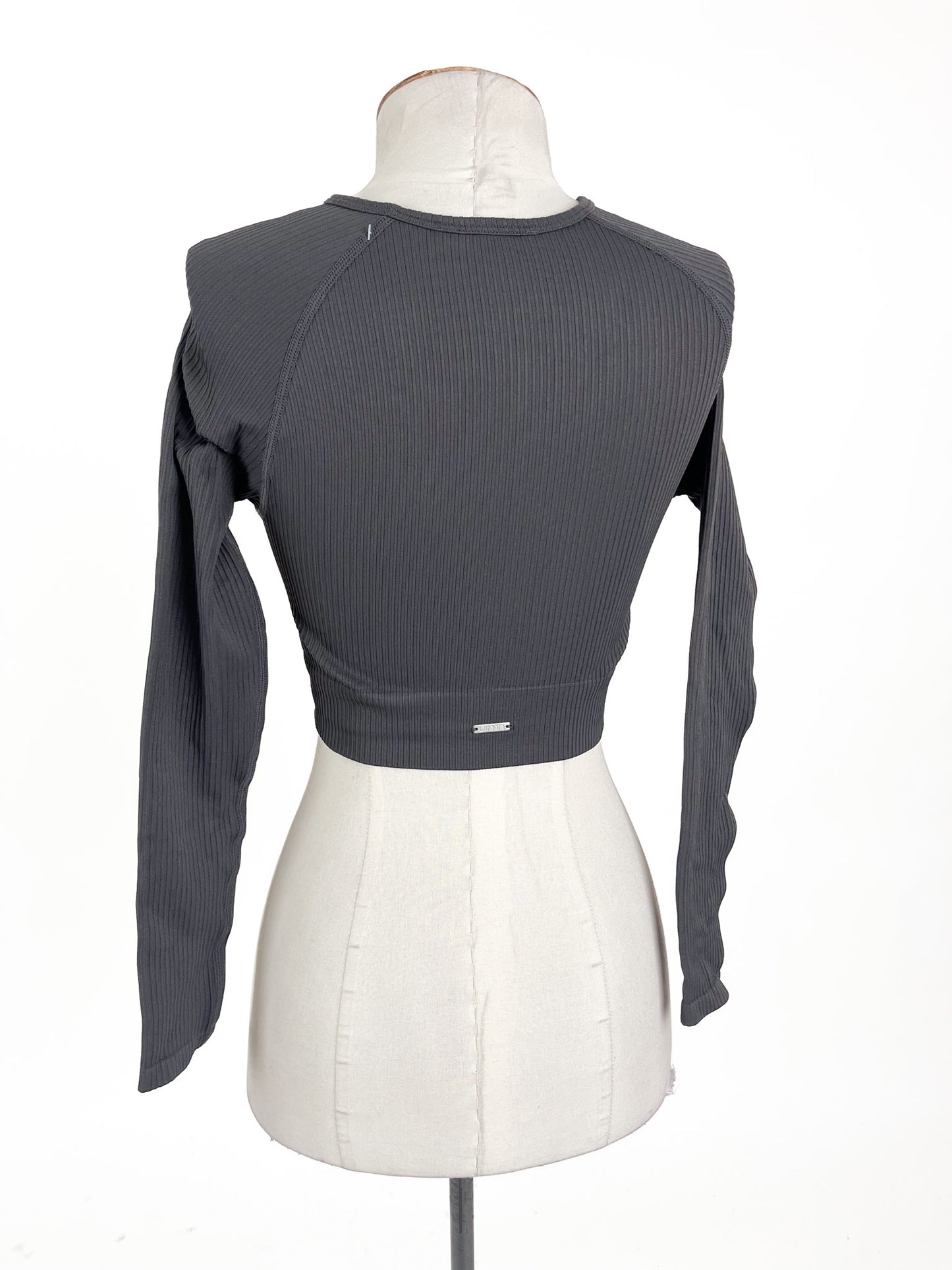 Aim'n | Grey Casual Activewear Top | Size S