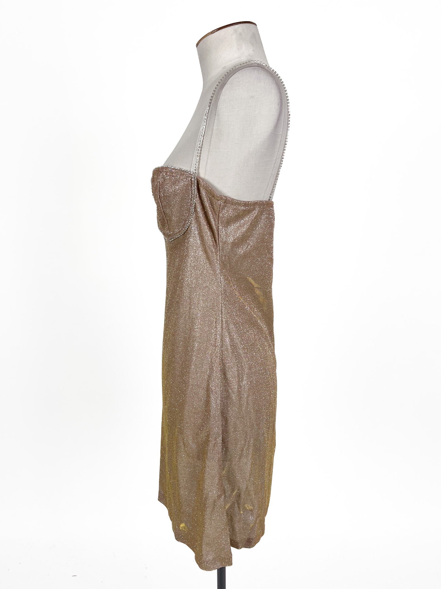 Unknown Brand | Gold Cocktail Dress | Size L