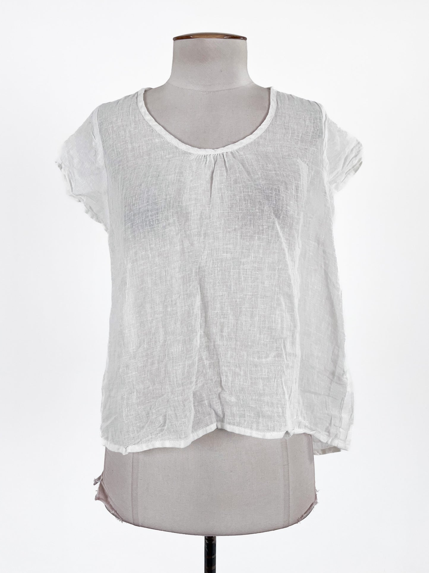 Gayatri | White Casual Top | Size XS