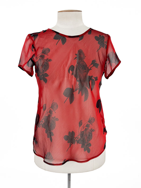 Ashley Fogel | Red Casual/Workwear Top | Size 10