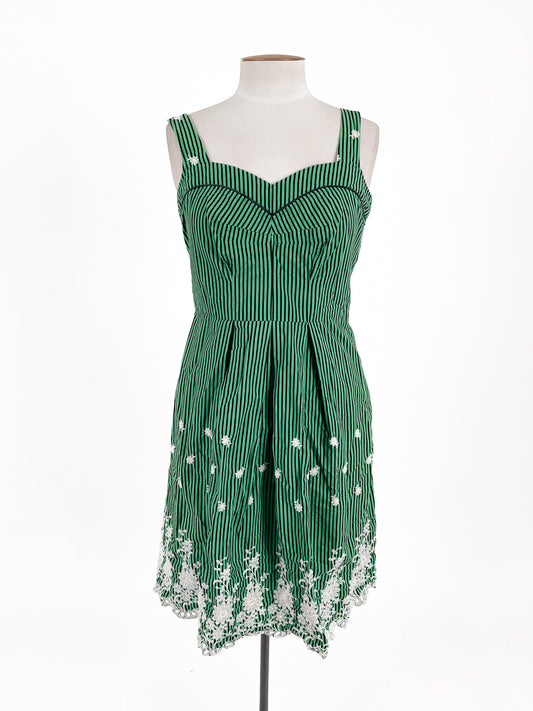 Annah Stretton | Green Casual Dress | Size 12