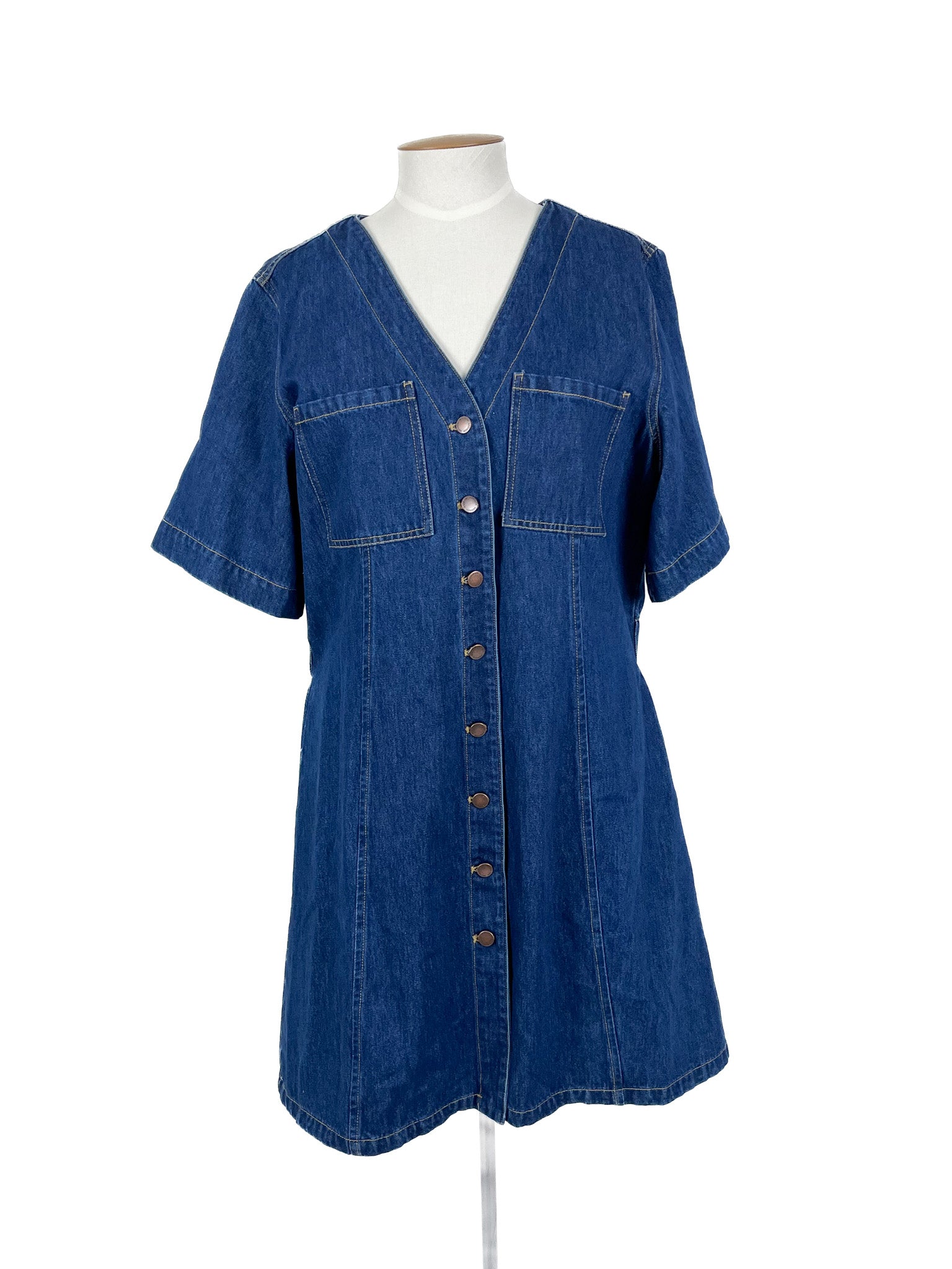 Addison - Navy Mini Dress (Size 16)