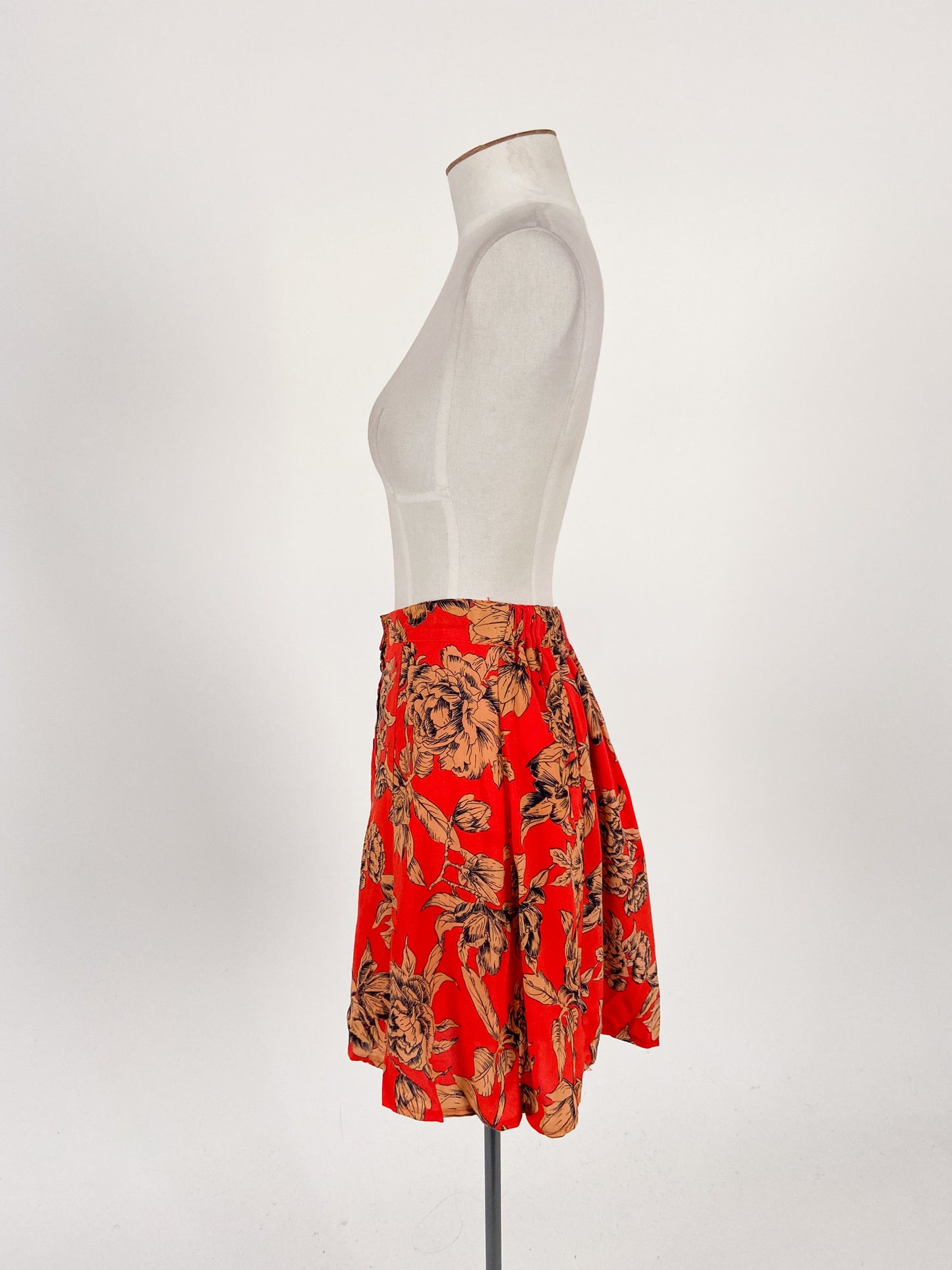 Dotti | Orange Skirt | Size 8