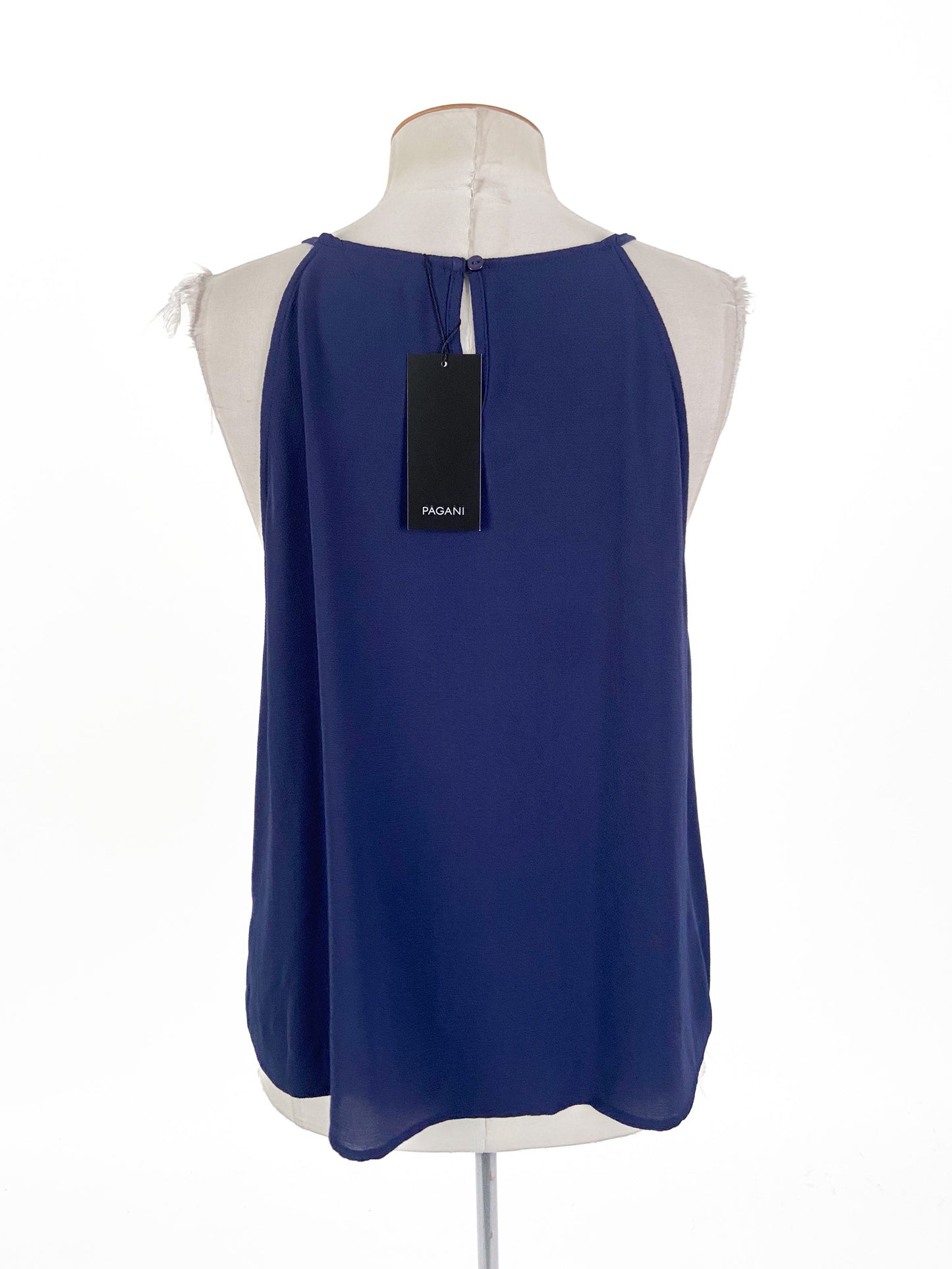Pagani - Navy Tank Top (Size 14)