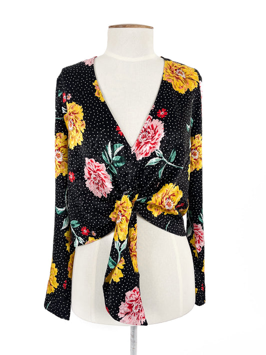 Topshop | Multicoloured Casual Top | Size 6