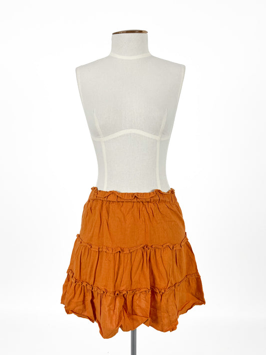 Glassons | Orange Casual Skirt | Size 6