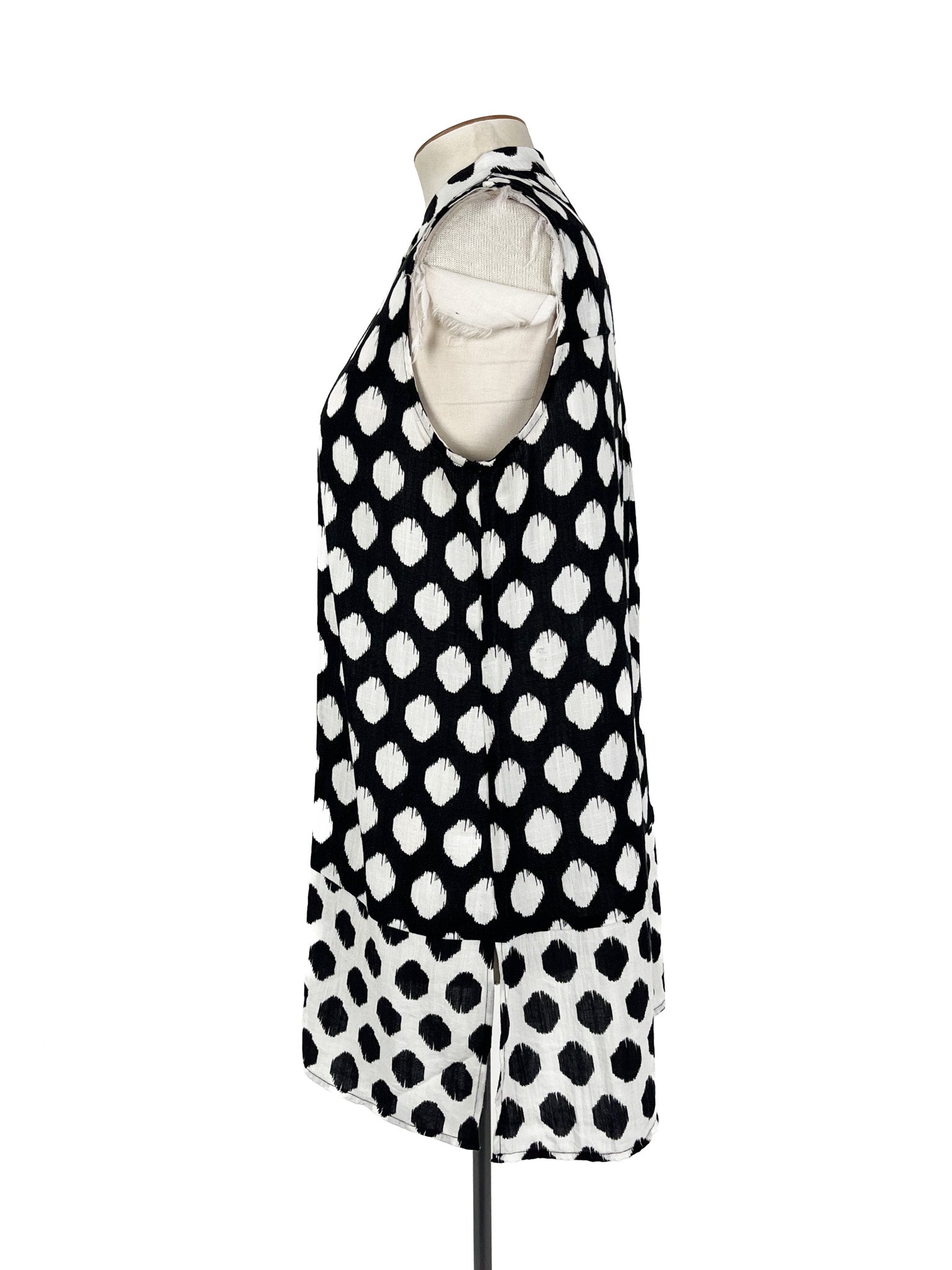 Scope - Black & White Mini Dress (Size 16)