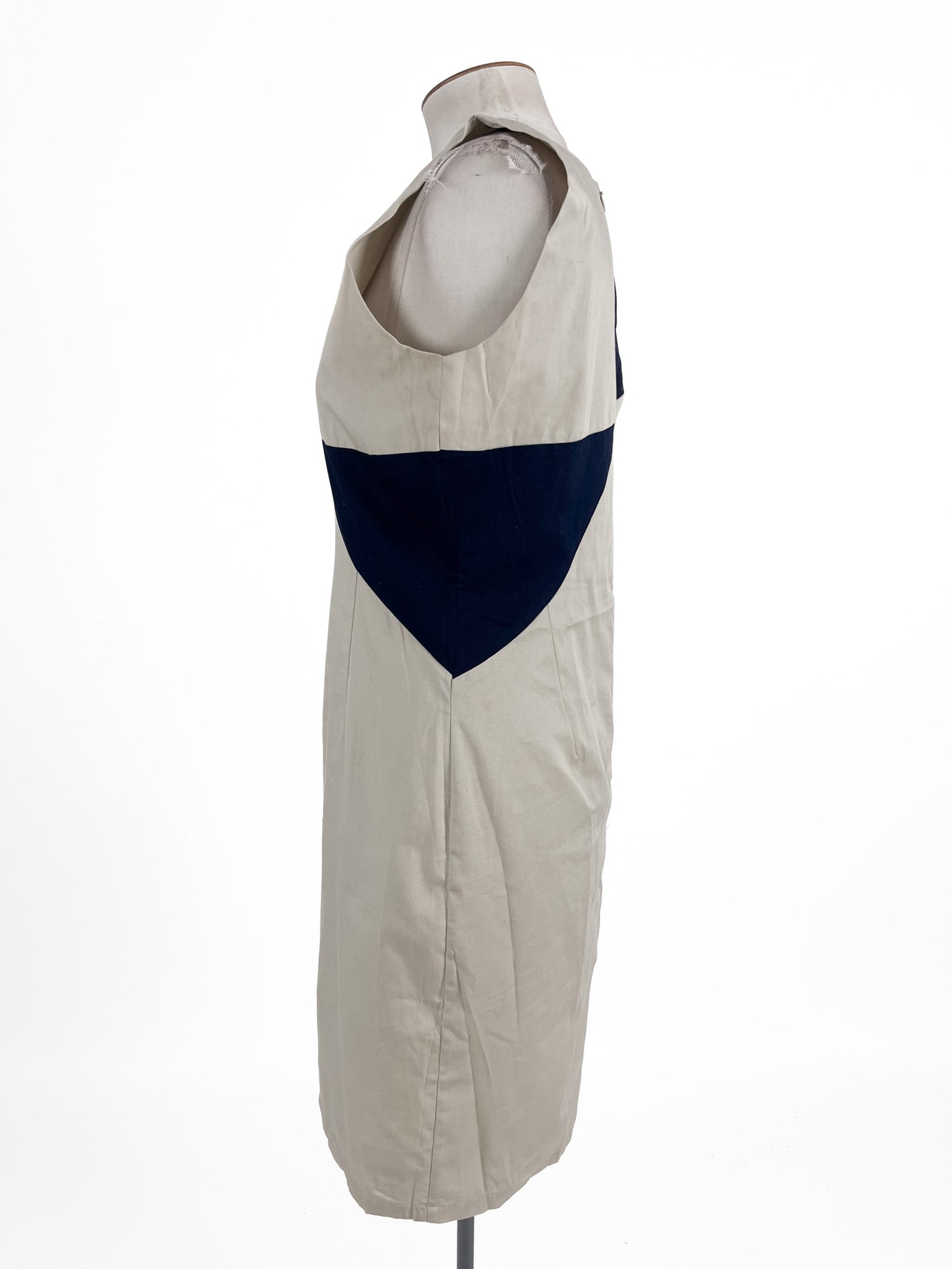 Amelia | Beige Casual/Workwear Dress | Size 12