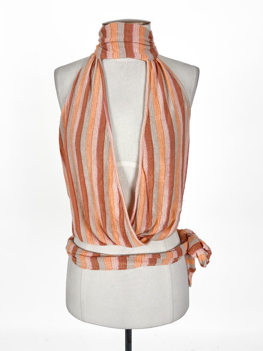 ASOS | Orange Cocktail Top | Size 6