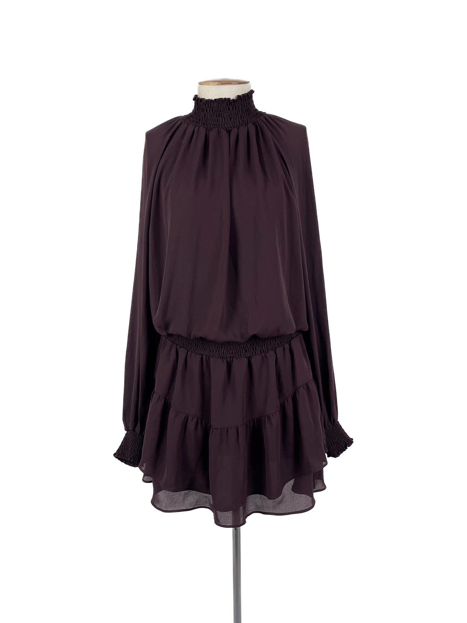 Krisa - Purple Mini Dress (Size L)