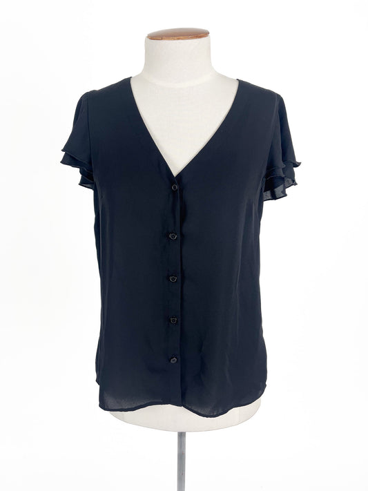 Portmans | Black Workwear Top | Size 8
