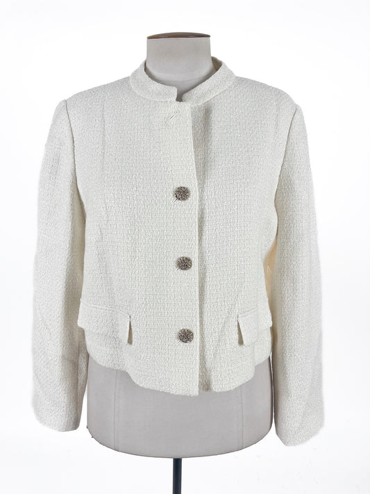Goelia | White Cocktail/Formal Jacket | Size 18