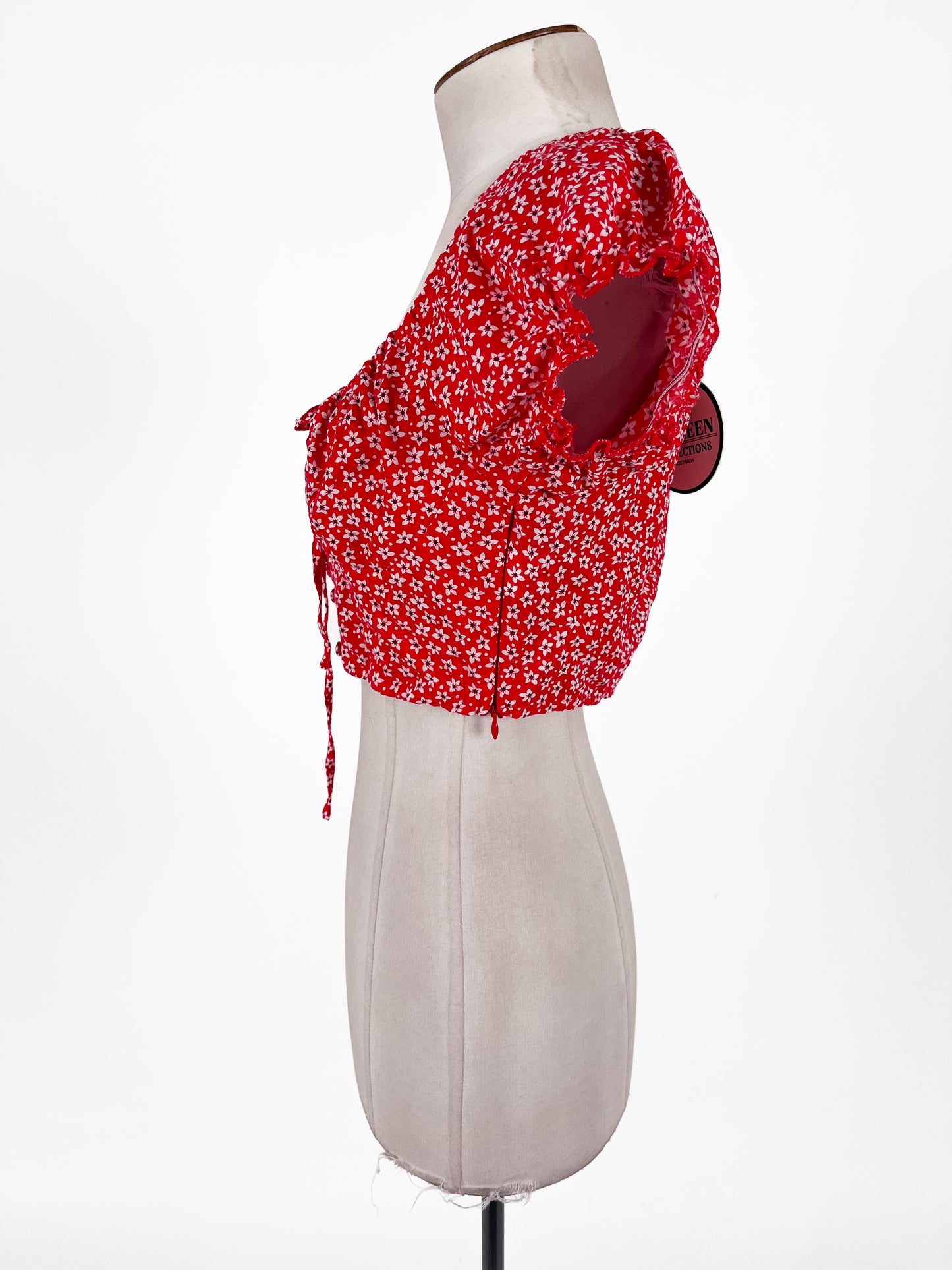 Shareen Collections | Red Casual Top | Size 8