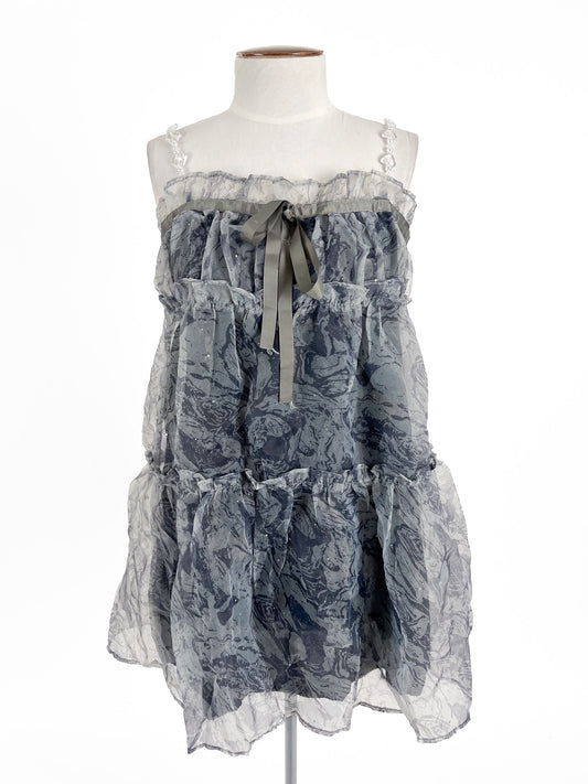 kiss kiss | Grey Cocktail Dress | Size S