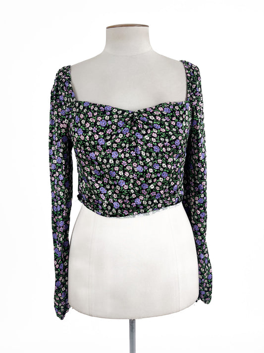 Topshop | Multicoloured Casual Top | Size 14