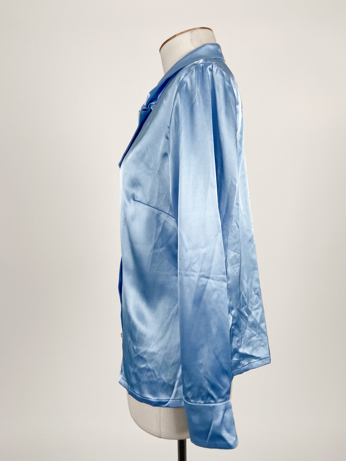 Adrienne Winkelmann | Blue Workwear Top | Size S