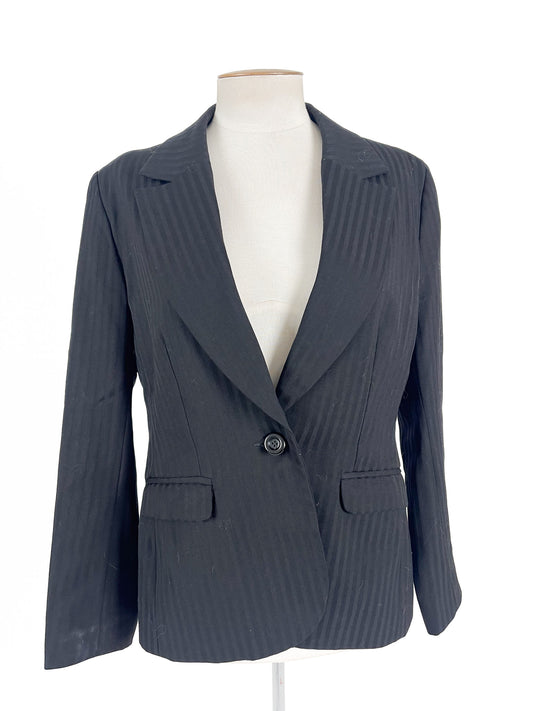 Miriam Gibson | Black Workwear Jacket | Size 14