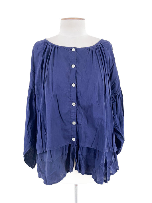 Holiday | Navy Casual Top | Size S