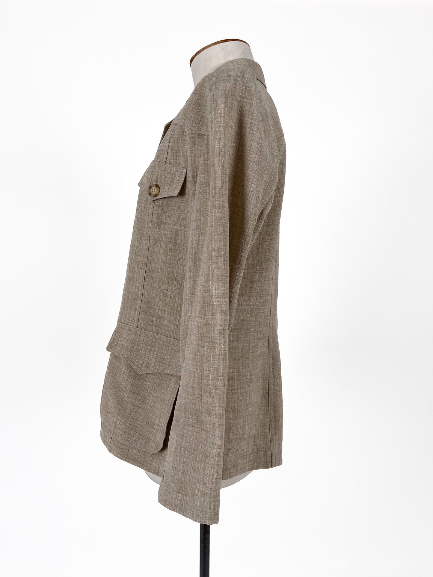 Mitchell | Beige Workwear Jacket | Size 10