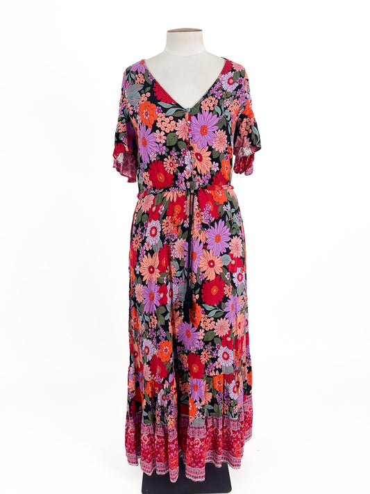 Charlo | Multicoloured Casual Dress | Size 14