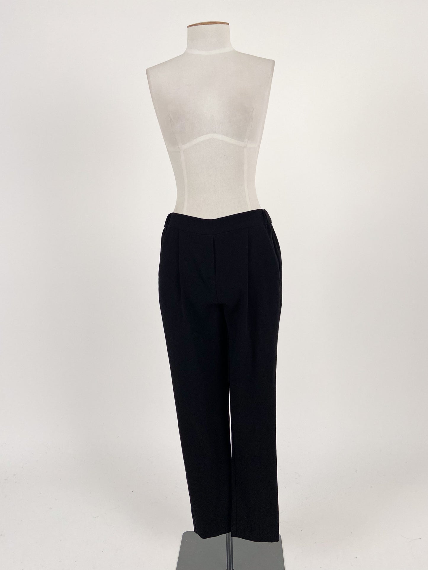 Forever New | Black Straight fit Pants | Size 4