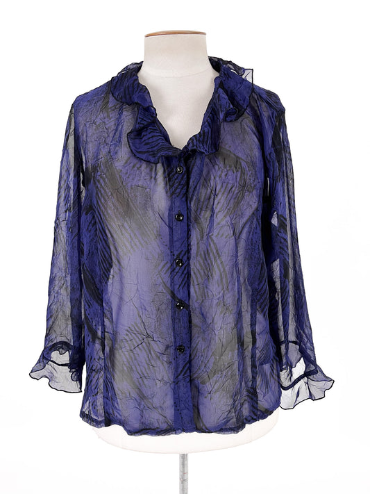 Zia | Blue Workwear Top | Size XL