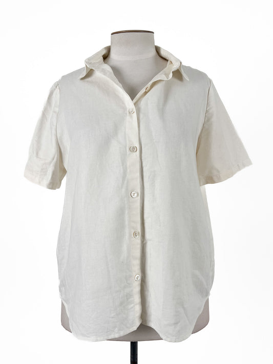 Mina | White Casual Top | Size 12