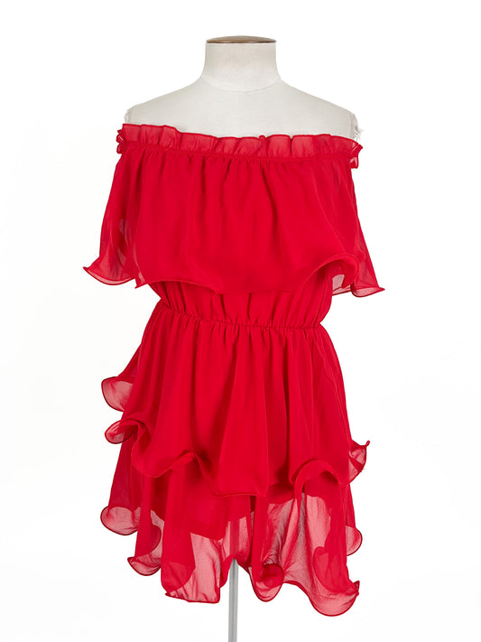 Pretty Little Thing | Red Cocktail Dress | Size 12
