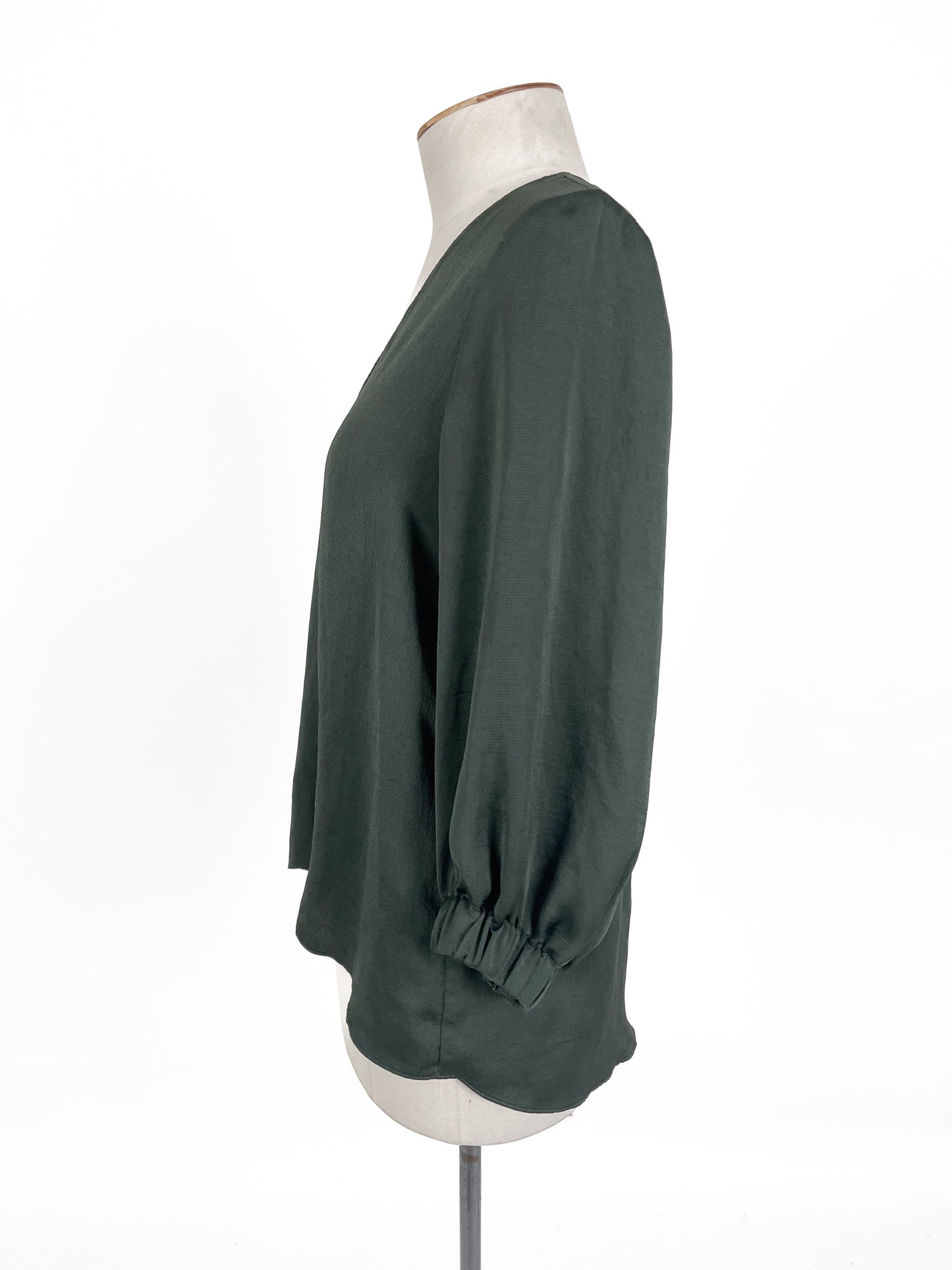 Witchery | Green Workwear Top | Size 4