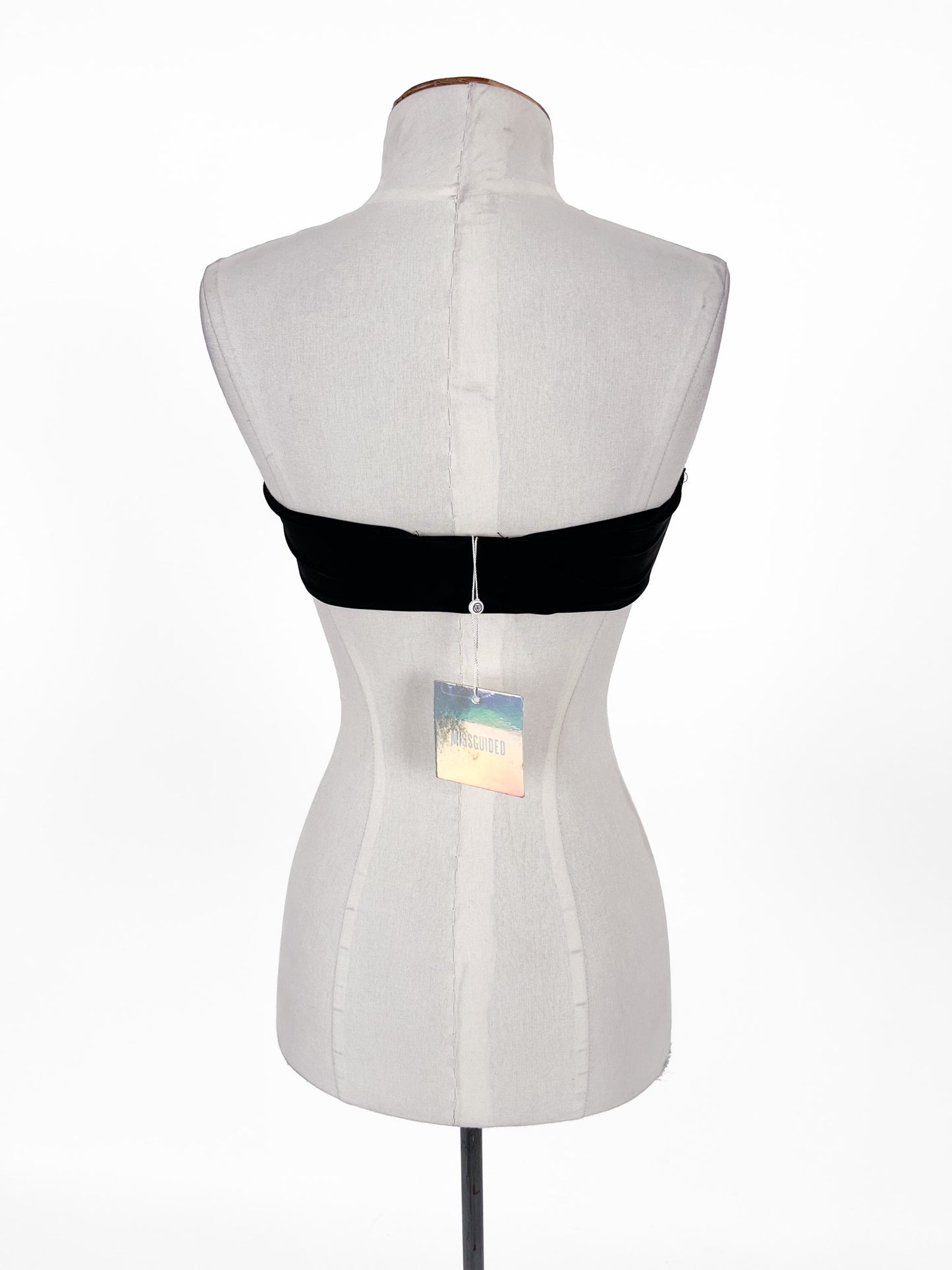 Missguided | Black Cocktail Top | Size 8
