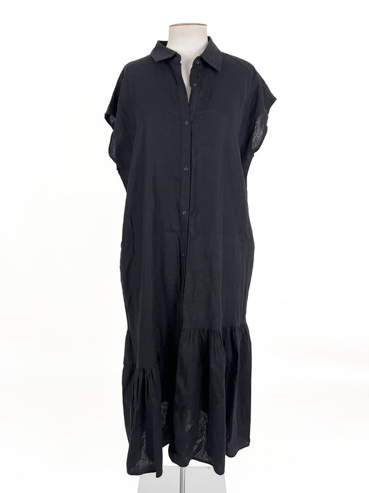 Shine On | Black Casual Dress | Size 16