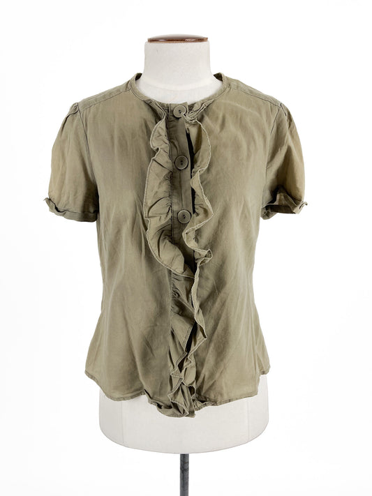 CUE | Green Casual/Workwear Top | Size 10