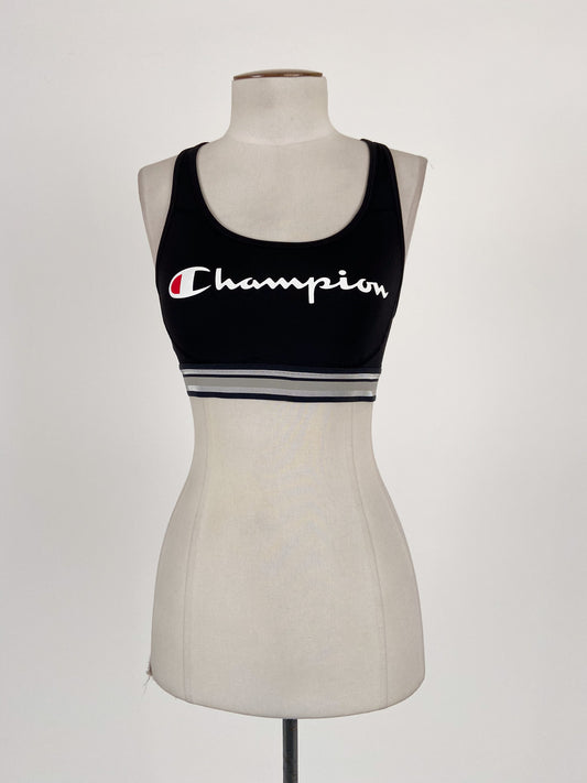 Champion | Black Casual Activewear Top | Size S