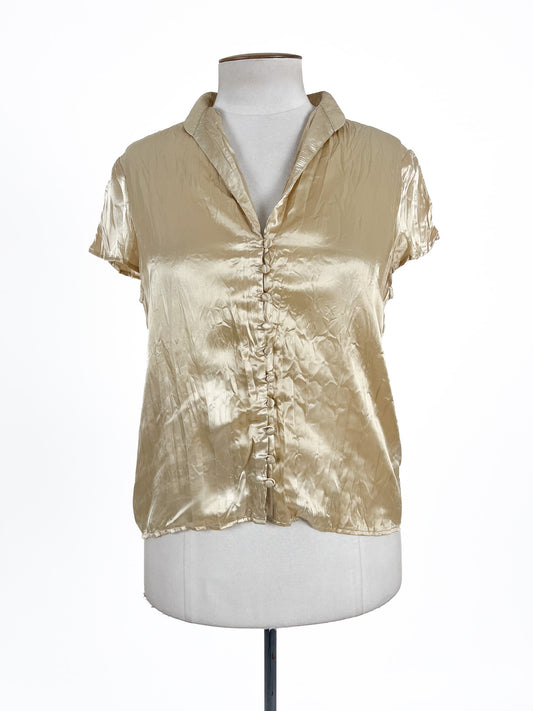 Grace Hill | Gold Casual/Workwear Top | Size 12
