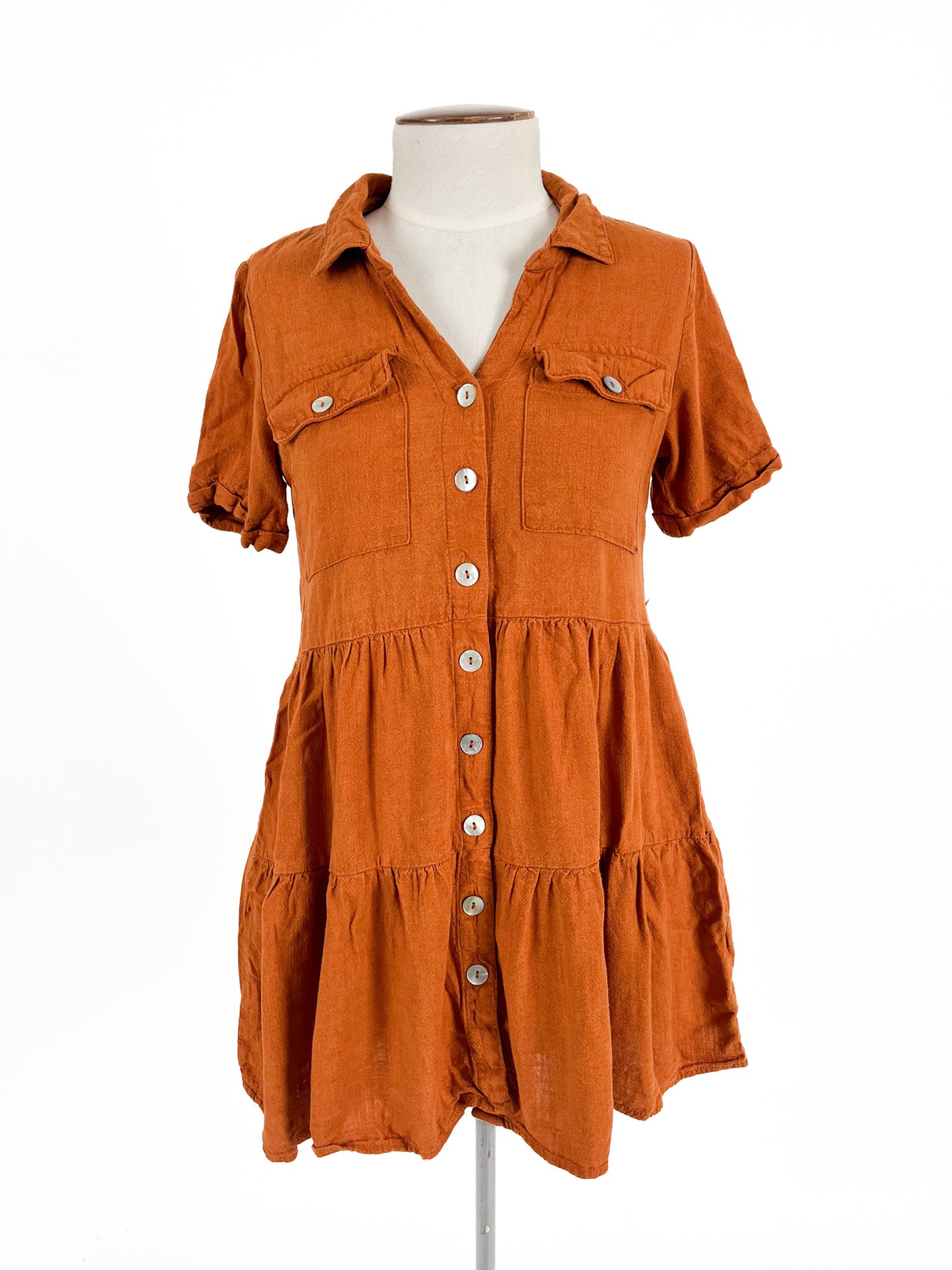 Dotti | Orange Casual Dress | Size 6