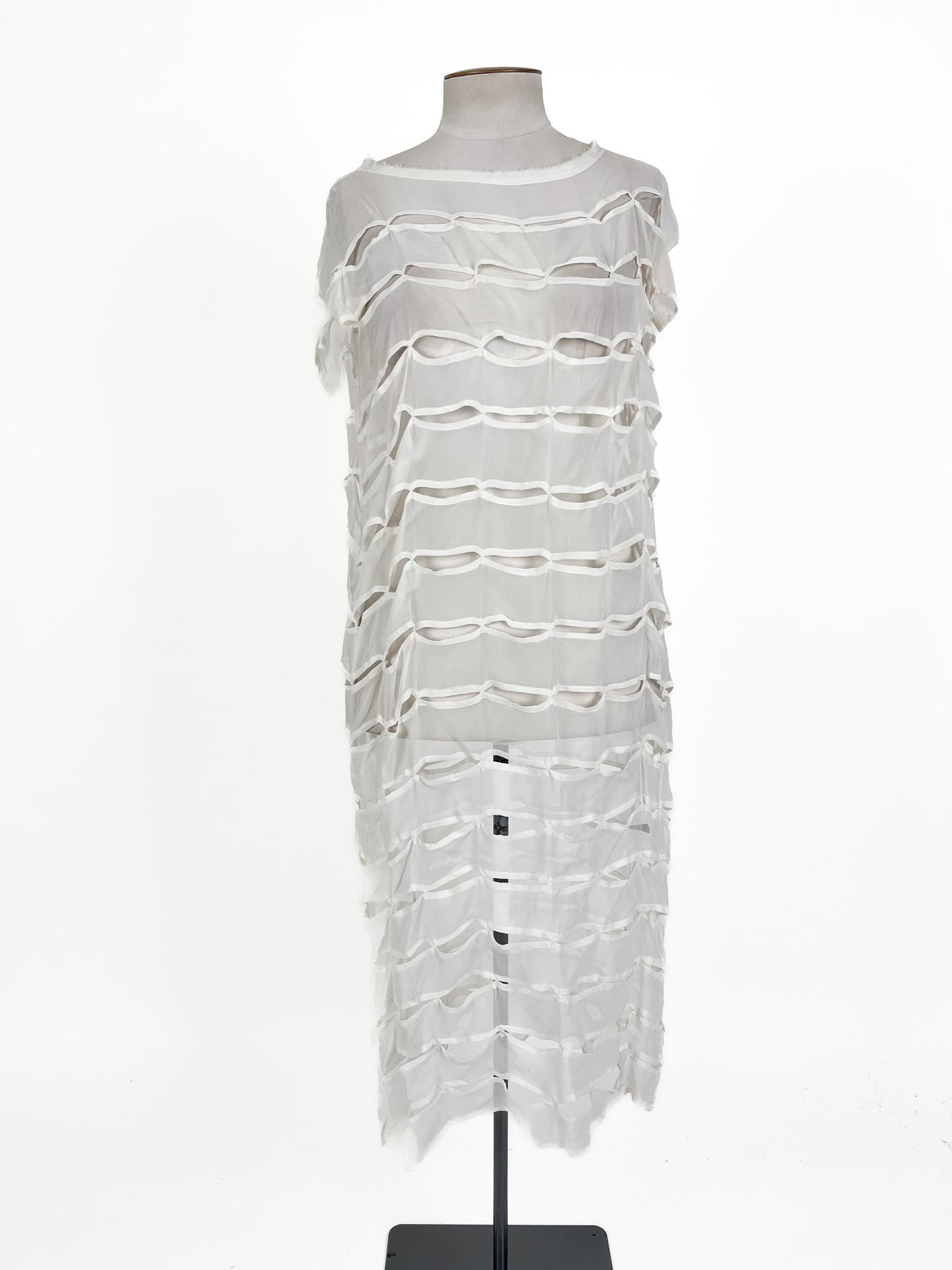 Taylor | White Casual/Cocktail Dress | Size 10
