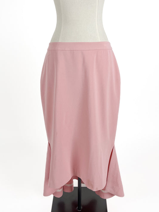 Trelise Cooper | Pink Workwear Skirt | Size 10