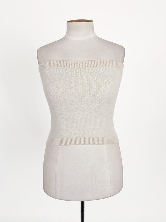Zara | White Casual Top | Size L