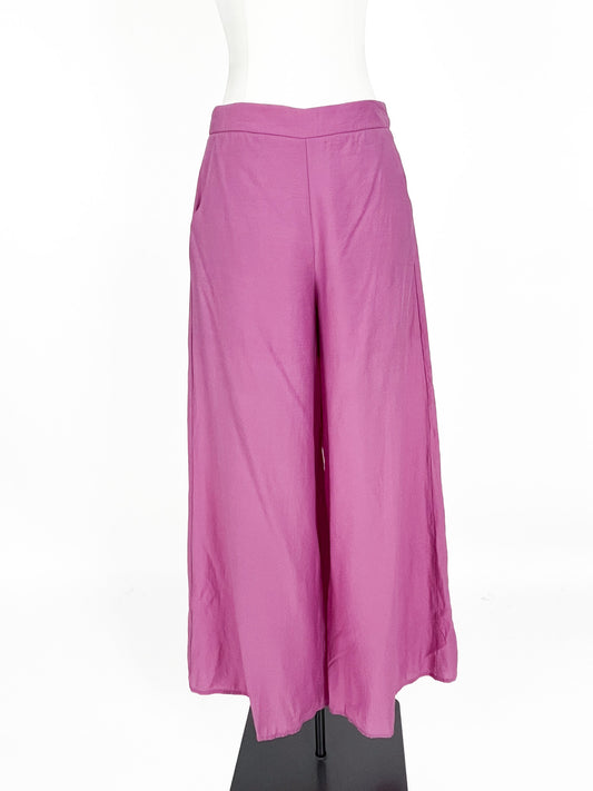 Pia | Pink Wide leg Pants | Size S