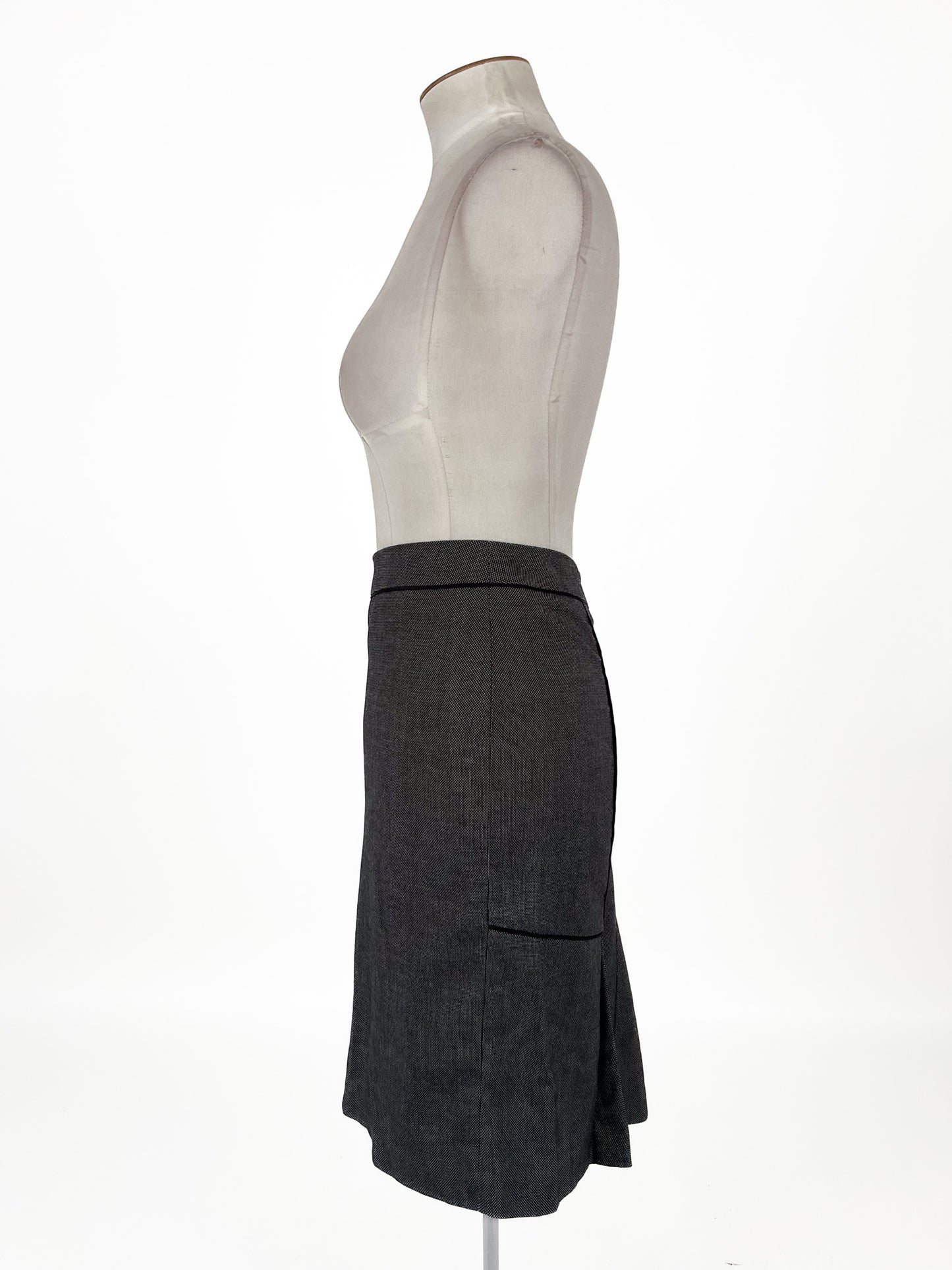 Jacqui.E | Grey Workwear Skirt | Size 10