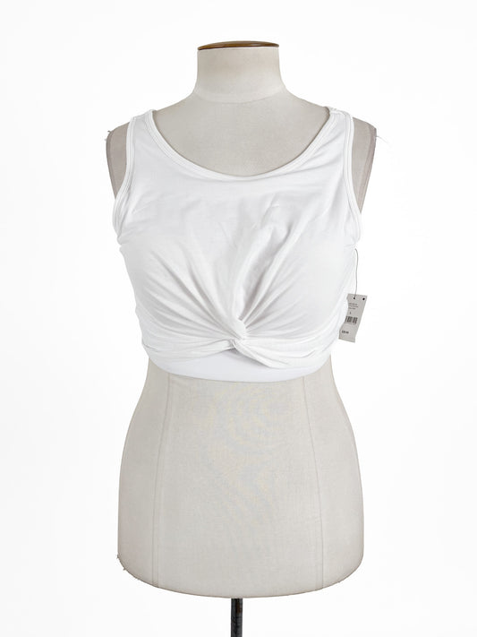 Cotton On | White Casual Activewear Top | Size L