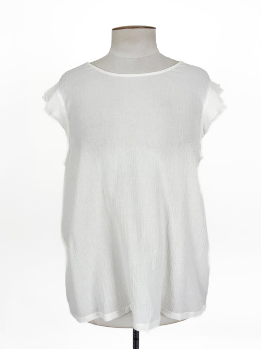 Nyne | White Casual Top | Size 16