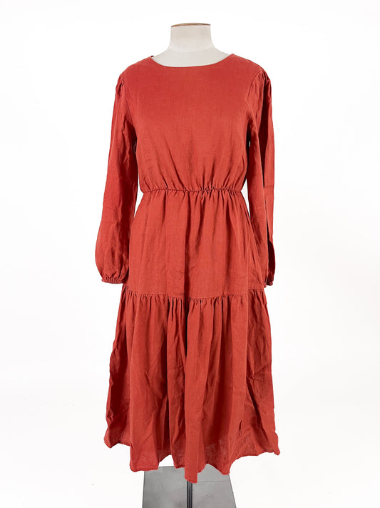 AERE | Orange Casual Dress | Size 12